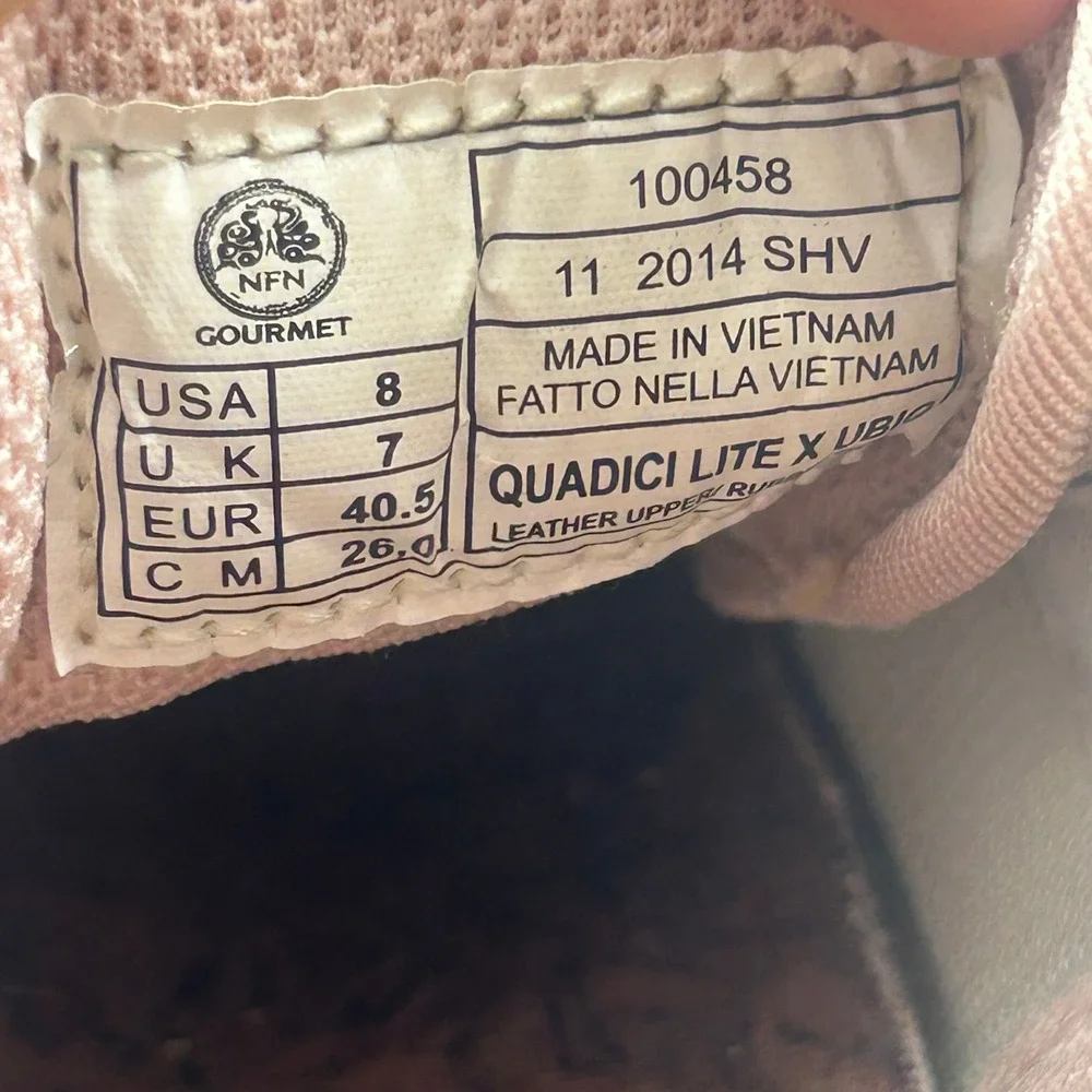 Gourmet Quadici Lite x UBIQ‎ Rose Imperial Mens 8 Suede Leather Limited Release